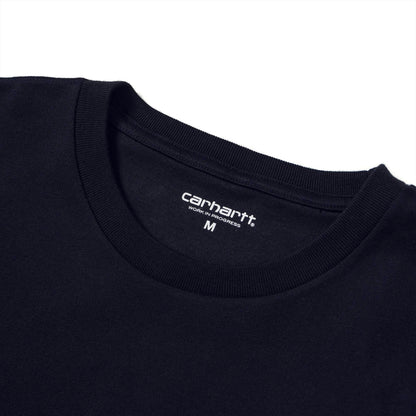 Carhartt L/S Chase T-Shirt Dark Navy/Gold