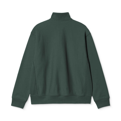 Carhartt WIP Half Zip American Script Sweat Kale Green  - I0270143GHXX