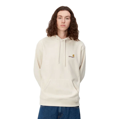 Carhartt WIP Hooded American Script Sweat Natural