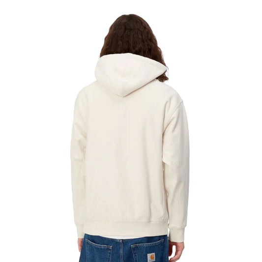 Carhartt WIP Hooded American Script Sweat Natural