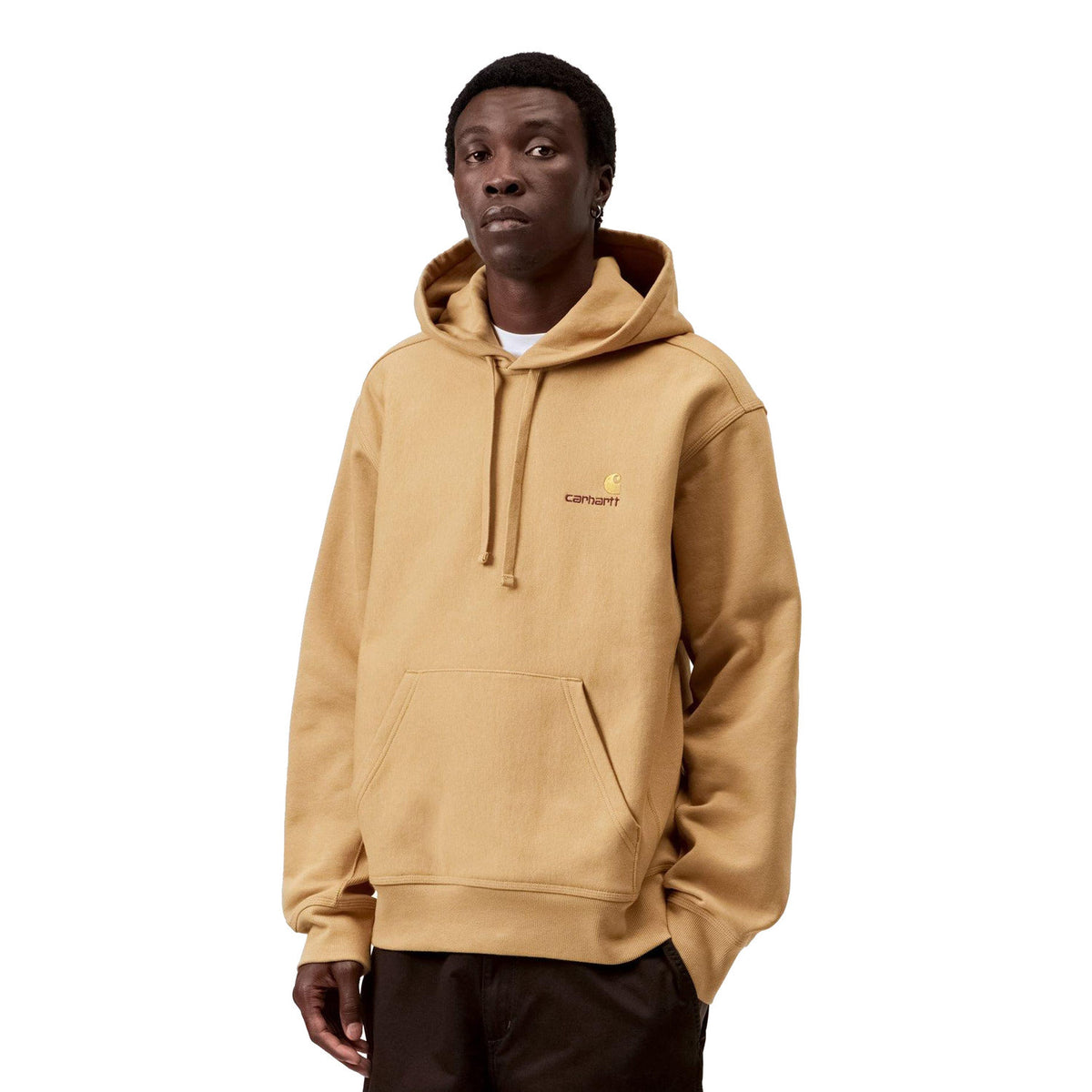 Carhartt WIP Hooded American Script Sweat WIP Dusty Hamilton  - I0282793TFXX
