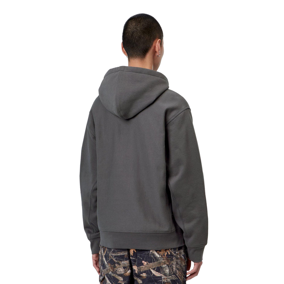 Carhartt WIP Hooded American Script Sweat Graphite  - I02827987XX