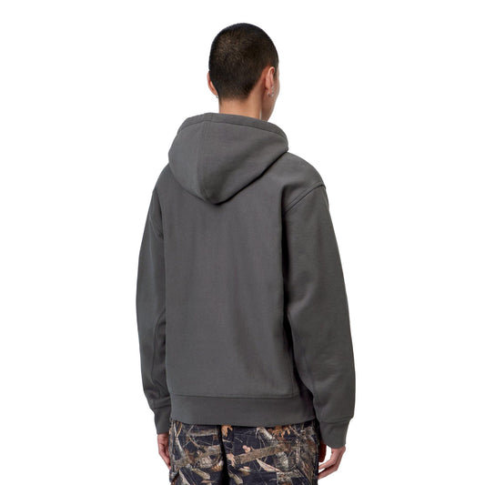 Carhartt WIP Hooded American Script Sweat Graphite  - I02827987XX
