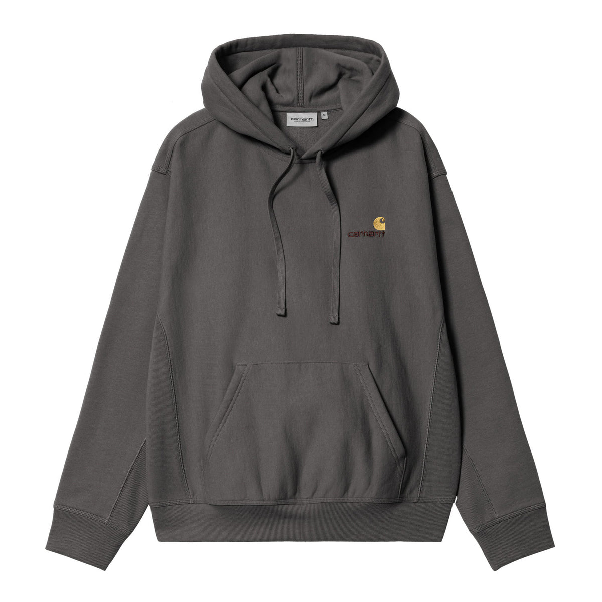 Carhartt WIP Hooded American Script Sweat Graphite  - I02827987XX