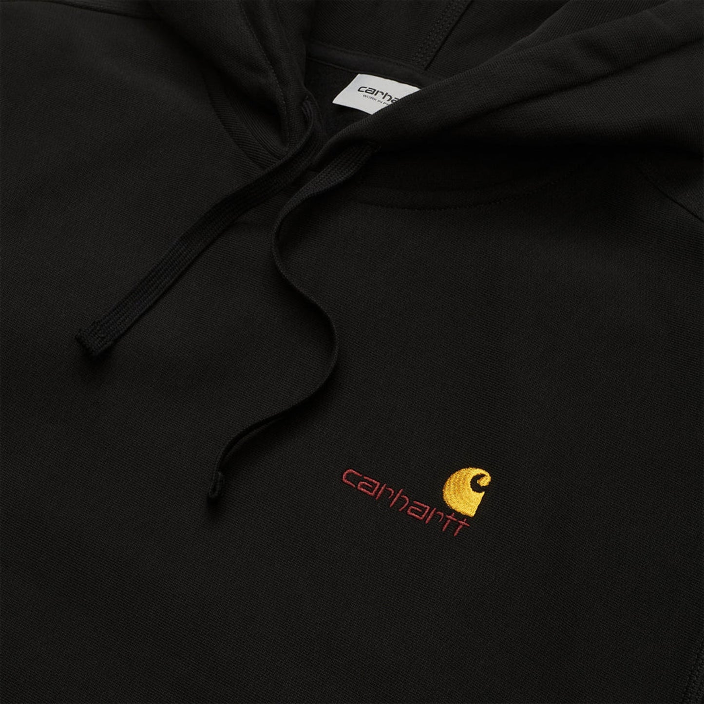 Carhartt WIP Hooded American Script Sweat Black
