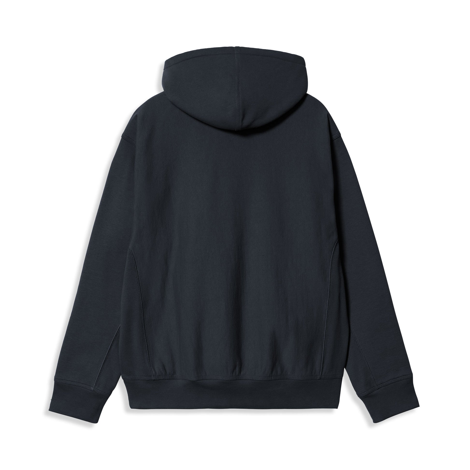 Carhartt WIP Hooded American Script Sweat Deep Night  - I028279J0XX