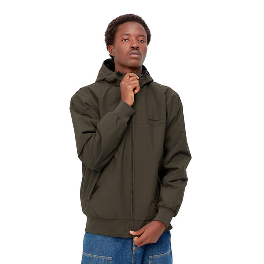 Carhartt WIP Hooded Sail Jacket Cypress/Black  - I02843600PXX