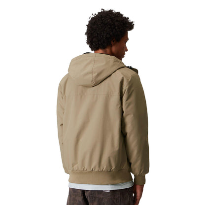 Carhartt WIP Hooded Sail Jacket Leather/Black  - I0284360DKXX