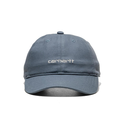 Carhartt WIP Canvas Script Cap Dove Grey/Wax  - I0288762INXX