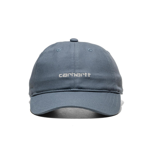 Carhartt WIP Canvas Script Cap Dove Grey/Wax  - I0288762INXX