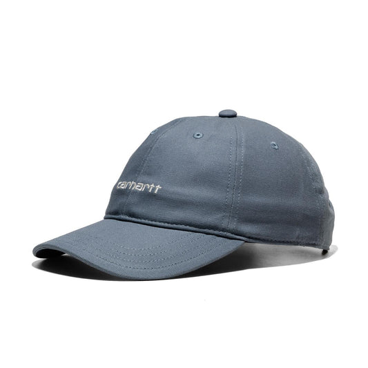 Carhartt WIP Canvas Script Cap Dove Grey/Wax  - I0288762INXX