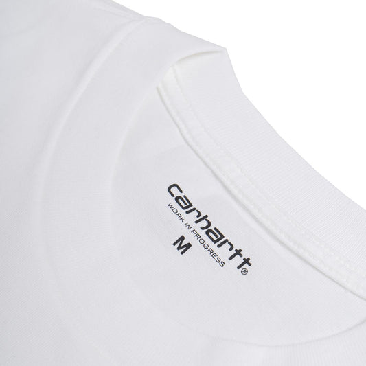 Carhartt S/S University T-Shirt White/Black  - I02899000AXX