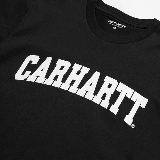 Carhartt S/S University T-Shirt Black/White  - I0289900D2XX