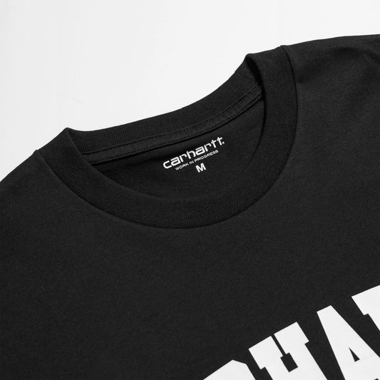 Carhartt S/S University T-Shirt Black/White  - I0289900D2XX