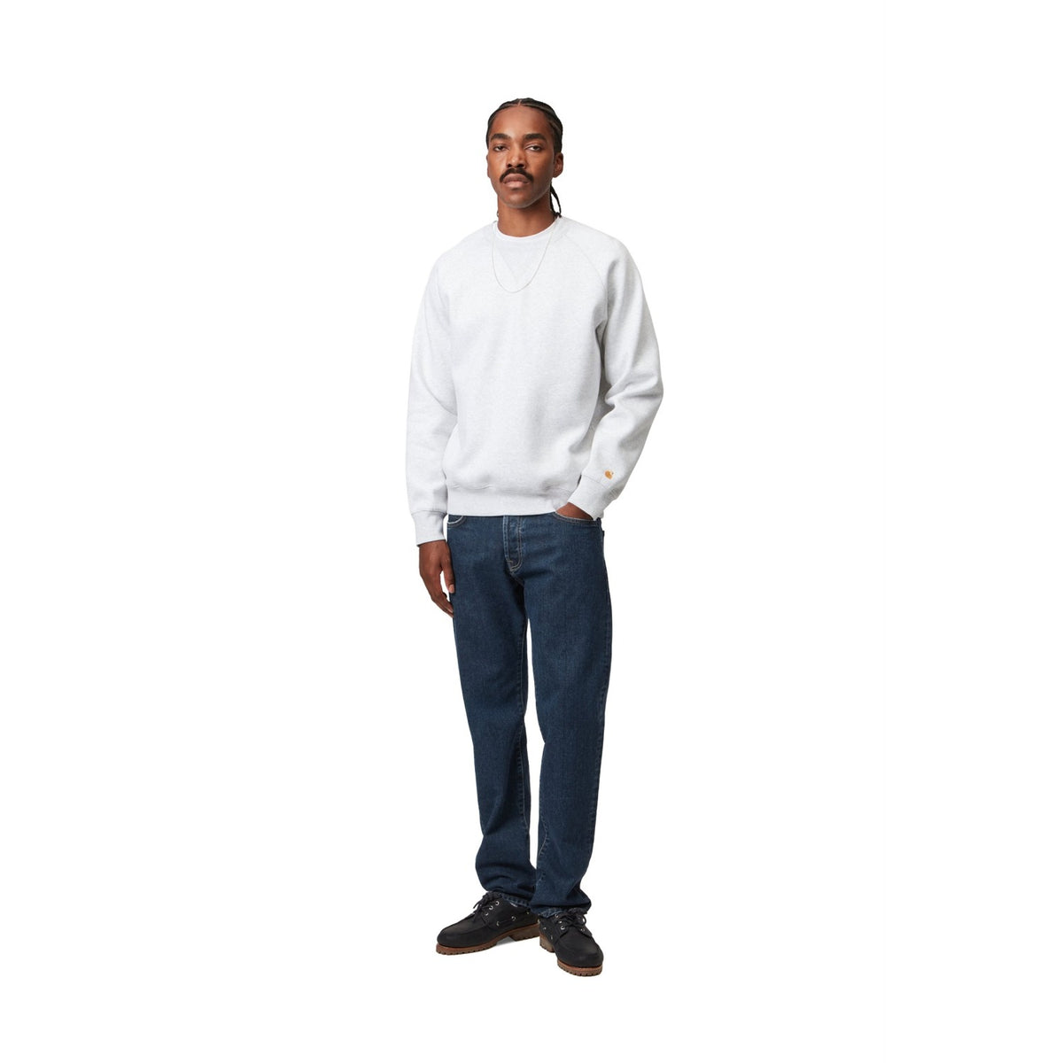 Carhartt WIP Klondike Pant Blue stone washed  - I0292070106