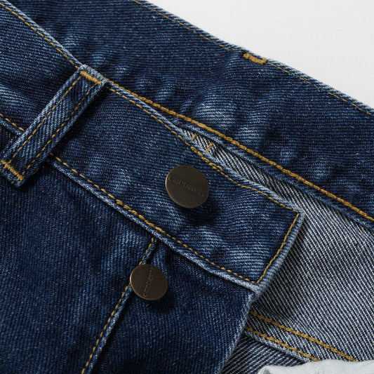 Carhartt Newel Pant Blue Stone Washed  - I0292080106