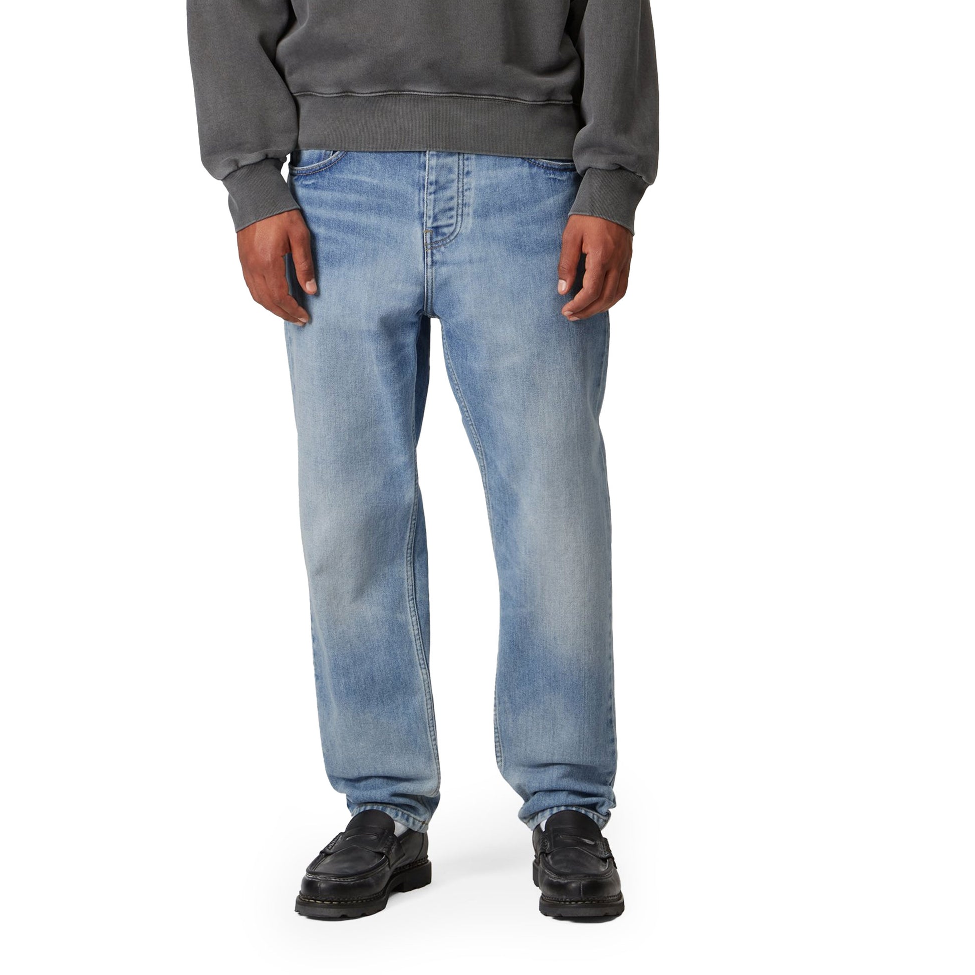 Carhartt Newel Pant Blue light used wash  - I02920801WI