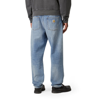 Carhartt Newel Pant Blue light used wash  - I02920801WI