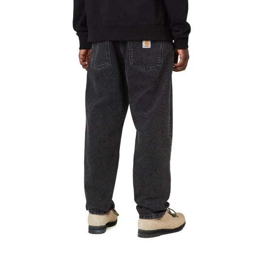 Carhartt WIP Newel Pant Black stone washed  - I0292088906