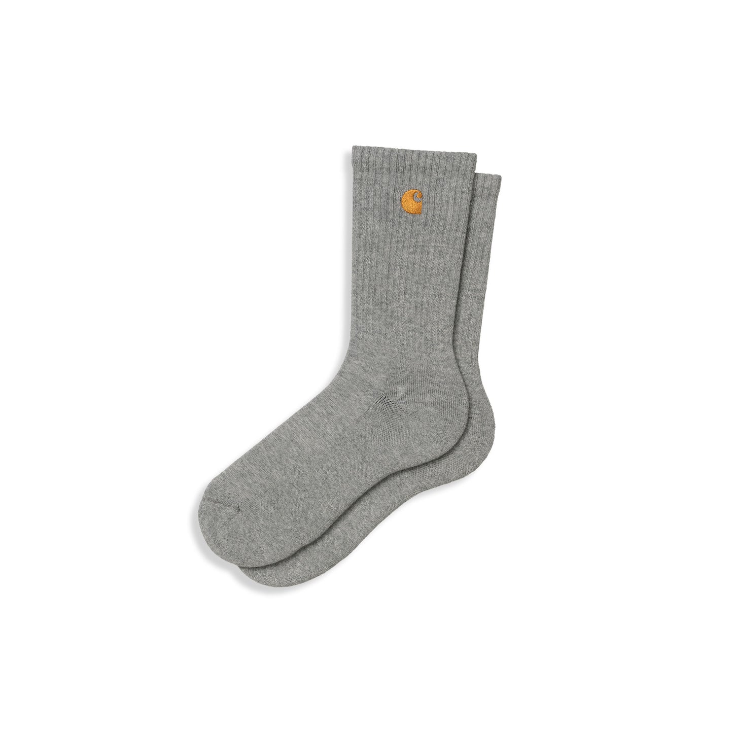Carhartt WIP Chase Socks Grey Heather/Gold  - I02942100MXX