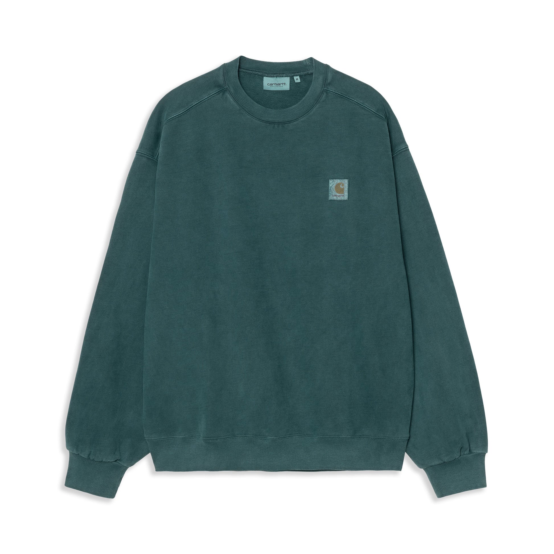 Carhartt WIP Vista Sweat Deep Lagoon garment dyed  - I0295220AUGD