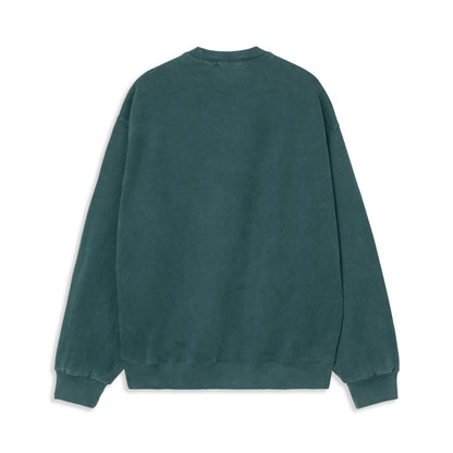 Carhartt WIP Vista Sweat Deep Lagoon garment dyed  - I0295220AUGD