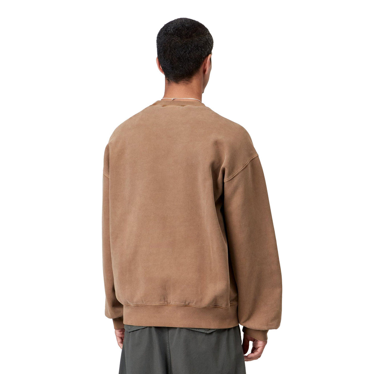 Carhartt WIP Vista Sweat WIP Hamilton Brown garment dyed  - I0295223TGGD
