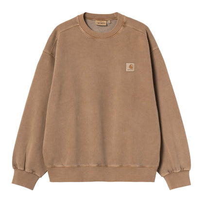 Carhartt WIP Vista Sweat WIP Hamilton Brown garment dyed  - I0295223TGGD