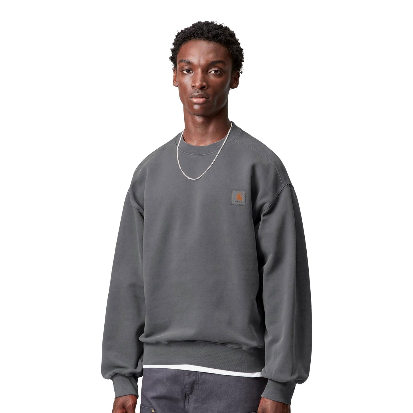 Carhartt WIP Vista Sweat Black garment dyed  - I02952289GD