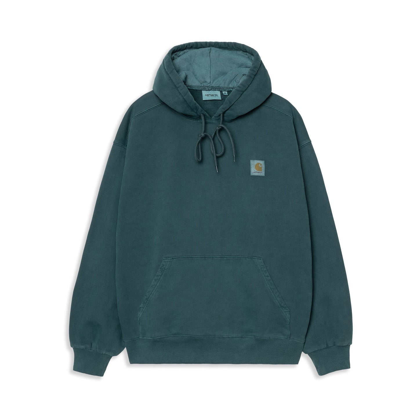 Carhartt WIP Hooded Vista Sweat Deep Lagoon garment dyed  - I0295230AUGD