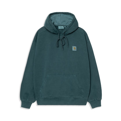 Carhartt WIP Hooded Vista Sweat Deep Lagoon garment dyed  - I0295230AUGD