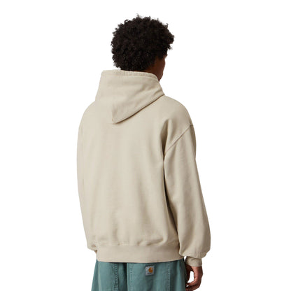 Carhartt WIP Hooded Vista Sweat Fleur De Sel garment dyed  - I0295232LPGD