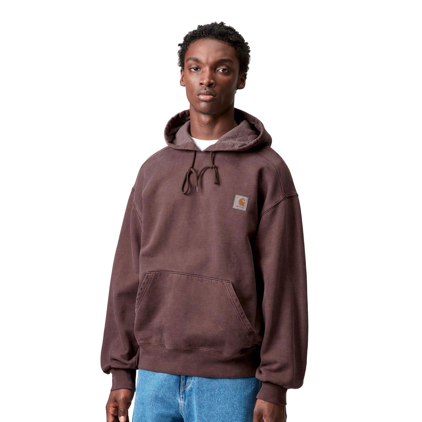 Carhartt WIP Hooded Vista Sweat Palisander garment dyed  - I02952333HGD
