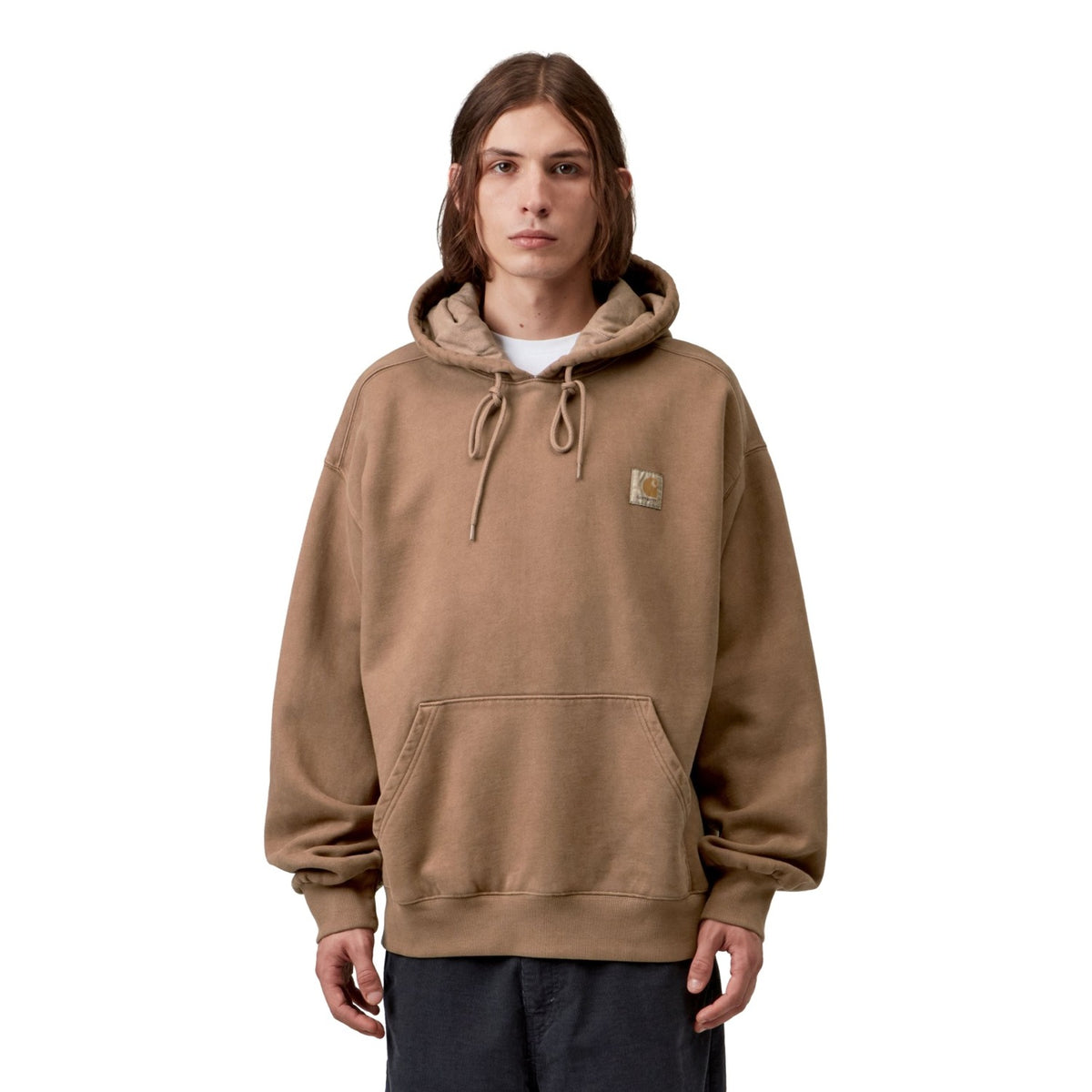 Carhartt WIP Hooded Vista Sweat WIP Dusty Hamilton Brown  - I0295233TGGD