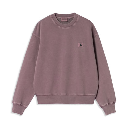 Carhartt WIP W Nelson Sweatshirt Phlox garment dyed  - I02953733IGD