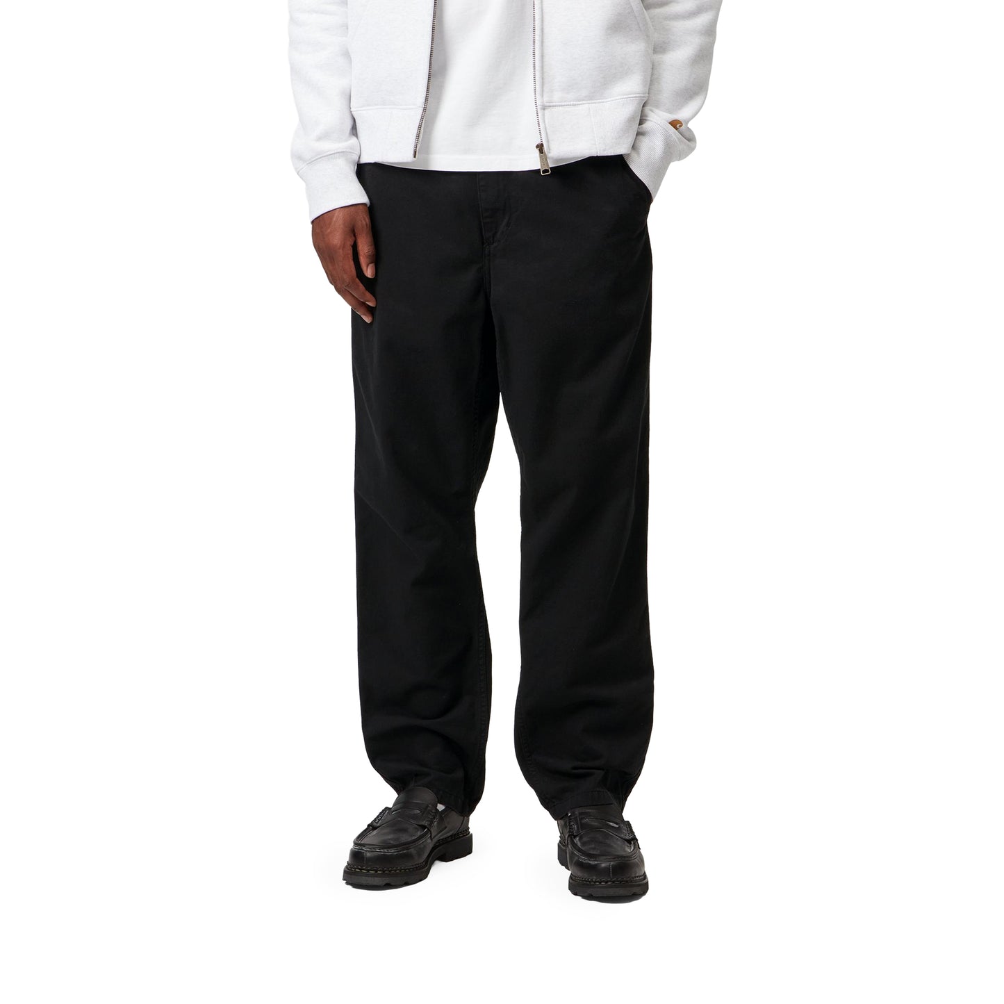 Carhartt WIP Flint Pant Black garment dyed  - I02991989GD