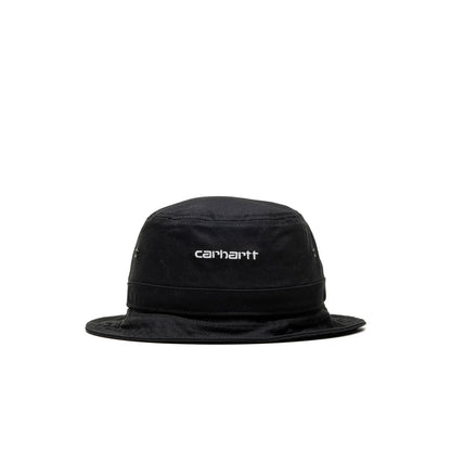 Carhartt WIP Script Bucket Hat Black/White  - I0299370D2XX
