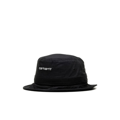 Carhartt WIP Script Bucket Hat Black/White  - I0299370D2XX