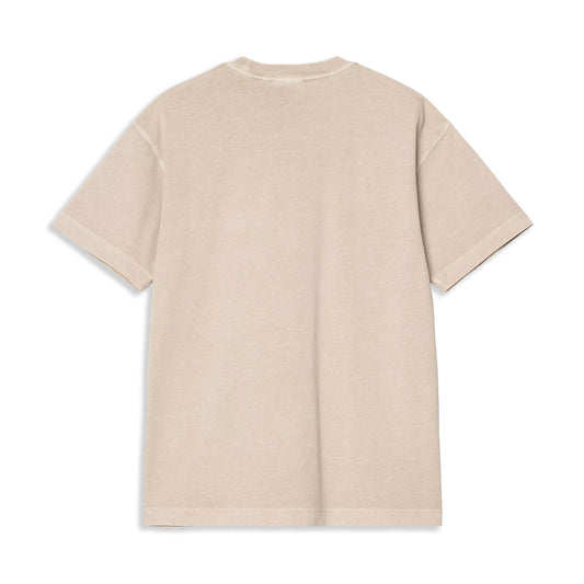 Carhartt WIP S/S Nelson T-Shirt Fleur De Sel garment dyed  - I0299492LPGD