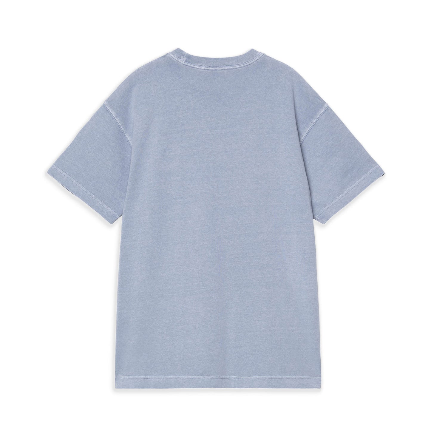 Carhartt WIP S/S Nelson T-Shirt Gentle Blue garment dyed  - I0299493HXGD