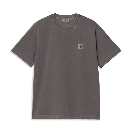 Carhartt WIP S/S Nelson T-Shirt Graphite garment dyed  - I02994987GD