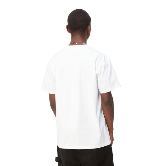 Carhartt WIP S/S American Script T-Shirt White  - I02995602XX