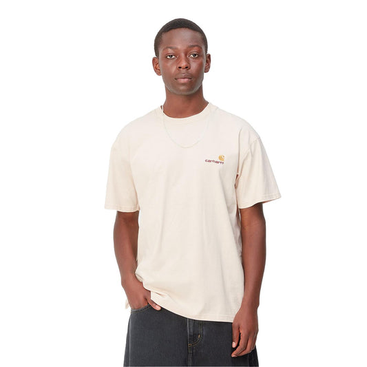 Carhartt WIP S/S American Script T-Shirt Natural  - I02995605XX