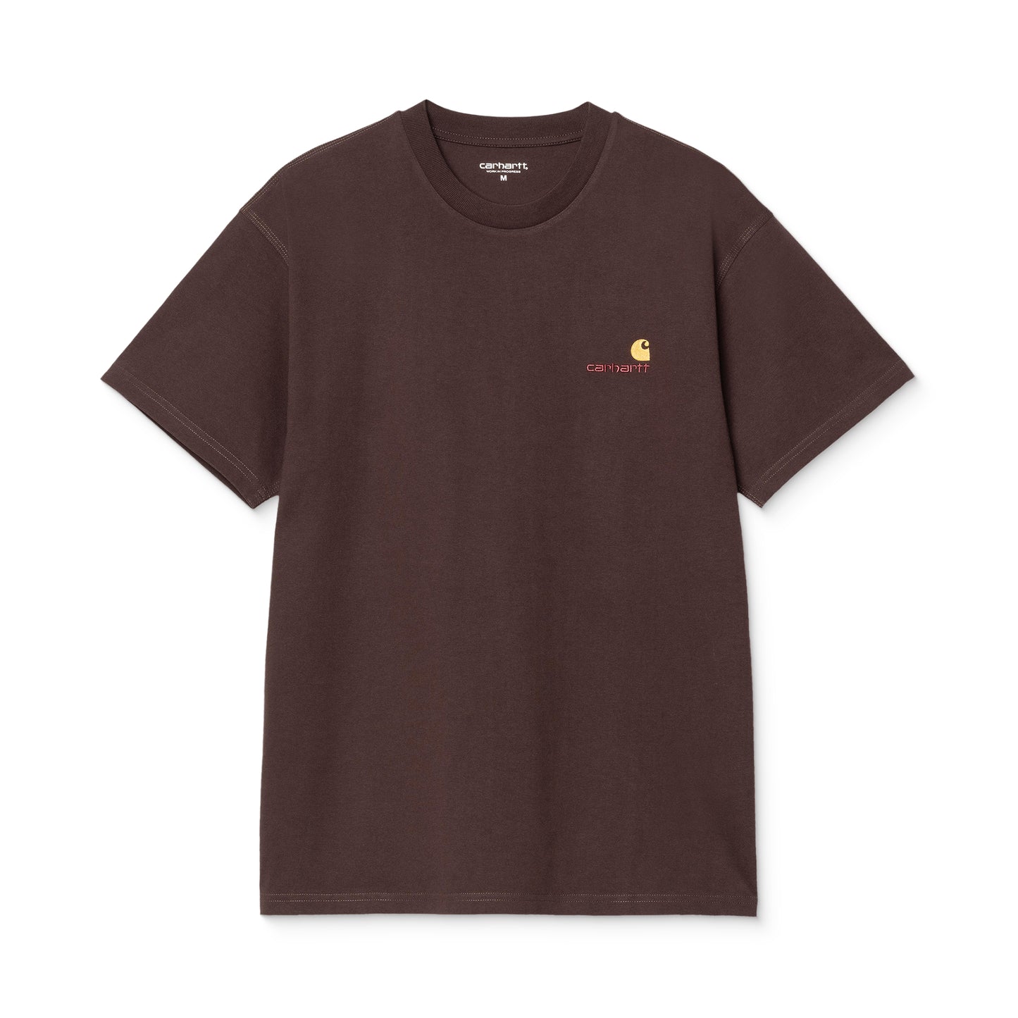 Carhartt WIP S/S American Script T-Shirt Palisander  - I02995633HXX