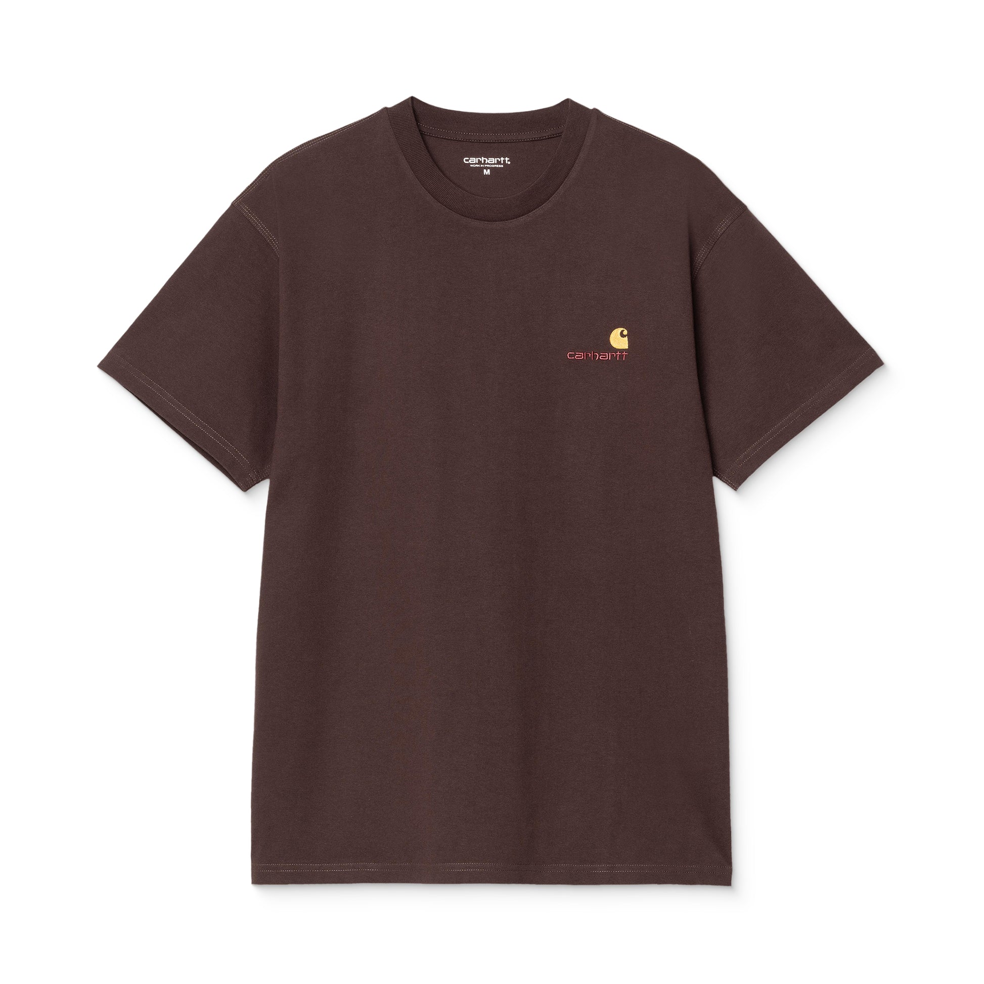 Carhartt WIP S/S American Script T-Shirt Palisander  - I02995633HXX