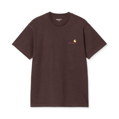 Carhartt WIP S/S American Script T-Shirt Palisander  - I02995633HXX