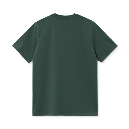 Carhartt WIP S/S American Script T-Shirt Kale Green  - I0299563GHXX