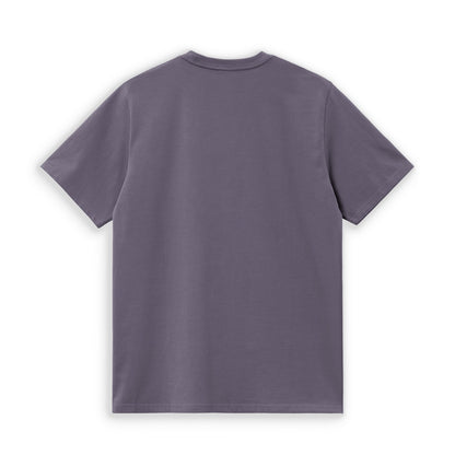 Carhartt WIP S/S American Script T-Shirt Shady Purple  - I0299563RIXX