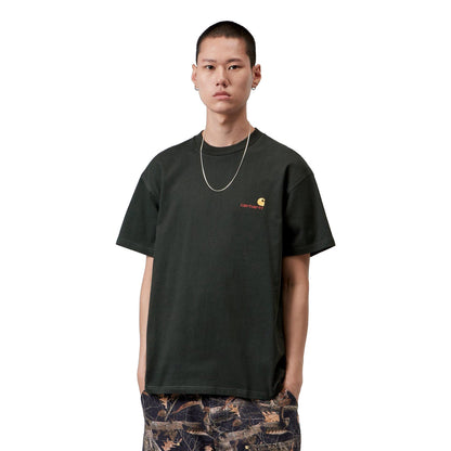 Carhartt WIP S/S American Script T-Shirt Raven  - I0299563T6XX