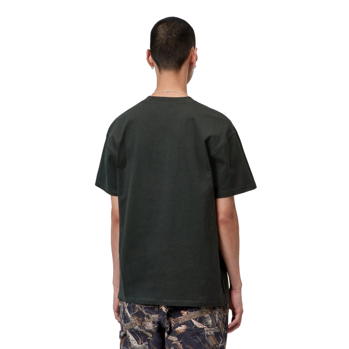 Carhartt WIP S/S American Script T-Shirt Raven  - I0299563T6XX